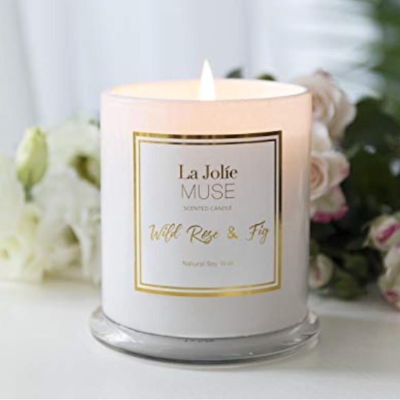 La Jolie Muse wild rose and fig soy candle - Picture 4 of 4